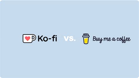 ko-fi vs buy me a coffee|Buy Me a Coffee vs Ko